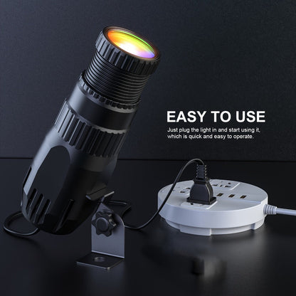 10W RGBW LED Pinspot Stage Light with Remote and Manual Focus detail image - detail view 3