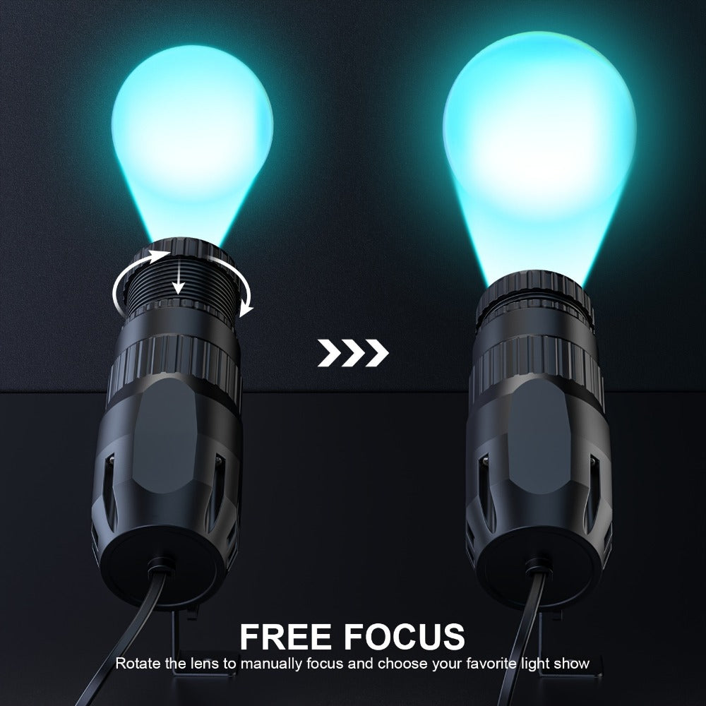 10W RGBW LED Pinspot Stage Light with Remote and Manual Focus detail image - detail view 8