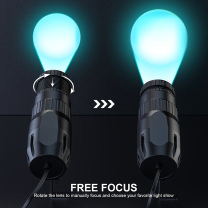 10W RGBW LED Pinspot Stage Light with Remote and Manual Focus detail image - detail view 8