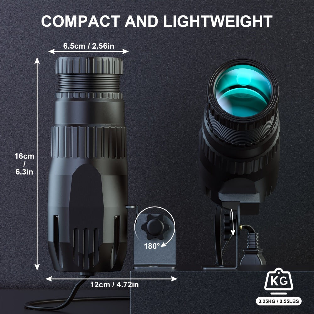 10W RGBW LED Pinspot Stage Light with Remote and Manual Focus detail image - detail view 9