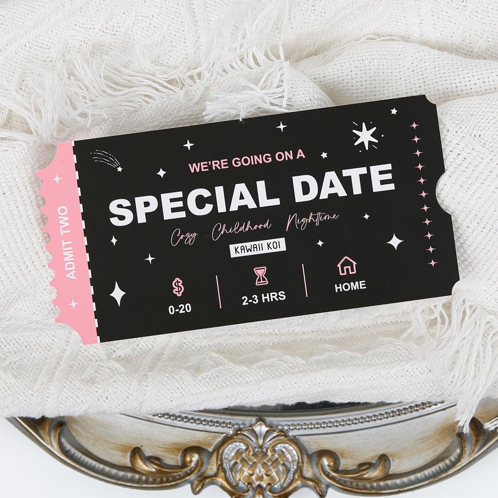 42-Piece Date Night Scratch-Off Card Set with Day, Night and Anytime Activity Tickets for Adult Couples