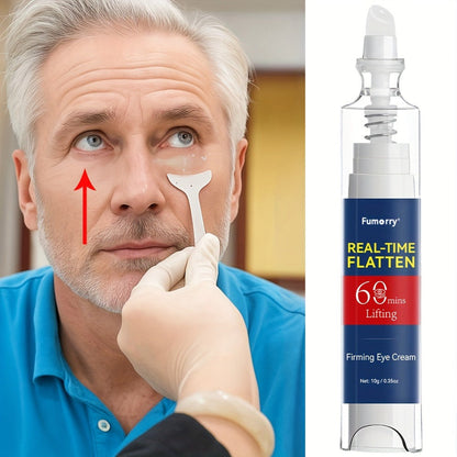 Funmery Eye Cream Pen with Narrow Precision Pump in a Blue-and-White Cosmetic Tube Dispenser Design