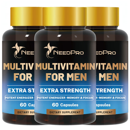 Dietary Supplement Men’s Multivitamin Capsules with Vitamins A, C, D, B6, B12, Zinc, Biotin and Folate