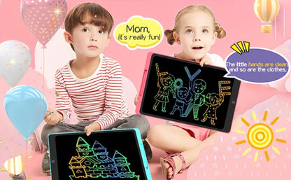 Large LCD Drawing Tablet for Kids 16 & 20 Inch – Colorful Erasable Electronic Doodle Board Reusable Writing Pad | Educational Art Toy Birthday Christmas Gift | Blue Pink Black