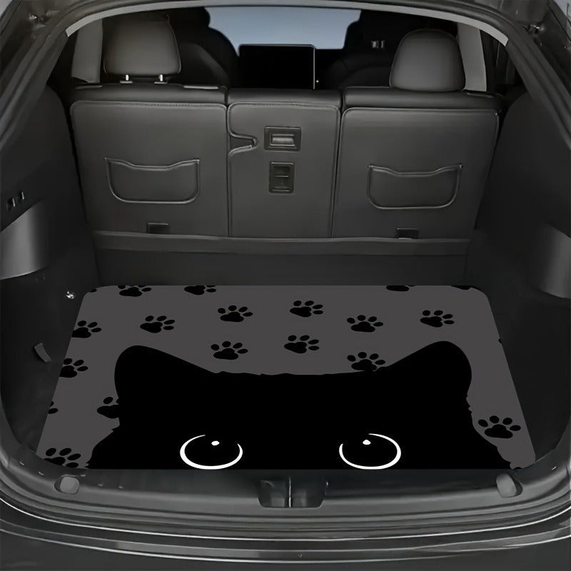 Car Trunk Mat Cargo Liner – Waterproof Non-Slip Trunk Floor Mat with Pattern Designs to Protect Vehicle Interior from Dirt, Spills & Scratches | Multiple Styles