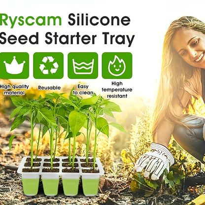 Seed Starting Tray with Flexible Pop-Up Units | Easy Transplant No Root Damage | Optimal Drainage | Reusable Seedling Tray 2pcs 6pcs 10pcs Multi-Pack