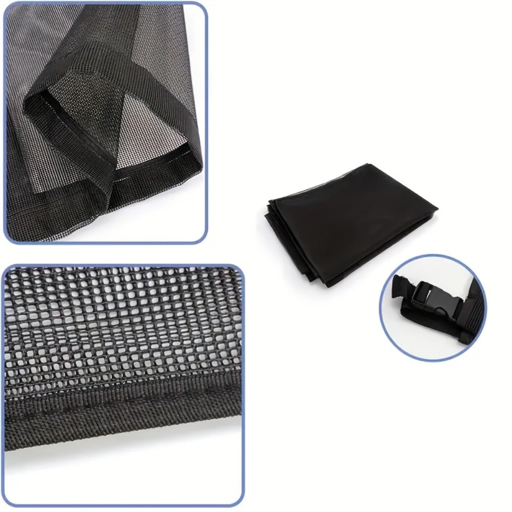 Outdoor Air Conditioner Cover with Mesh Vent and Adjustable Straps in Three Sizes for Central AC Units
