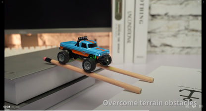 Mini Remote Control Pickup Truck with Detachable Trailer, Five Color Options and Spring Suspension
