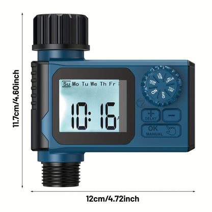 Garden Irrigation Timer Automatic Watering Controller for Lawn Farm Drip System