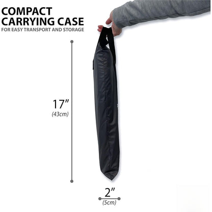 Curved-Top Nine-Shelf Camping Organizer in Brown or Gray with Zippered Front Flap and Folded Carry Form