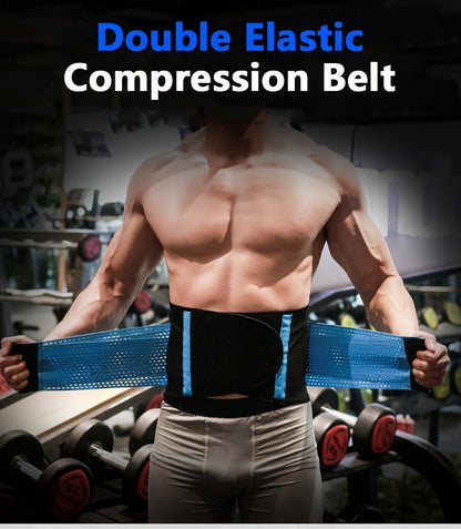 Adjustable Weightlifting Support Belt with Breathable Polyester and S, M or L Size Options