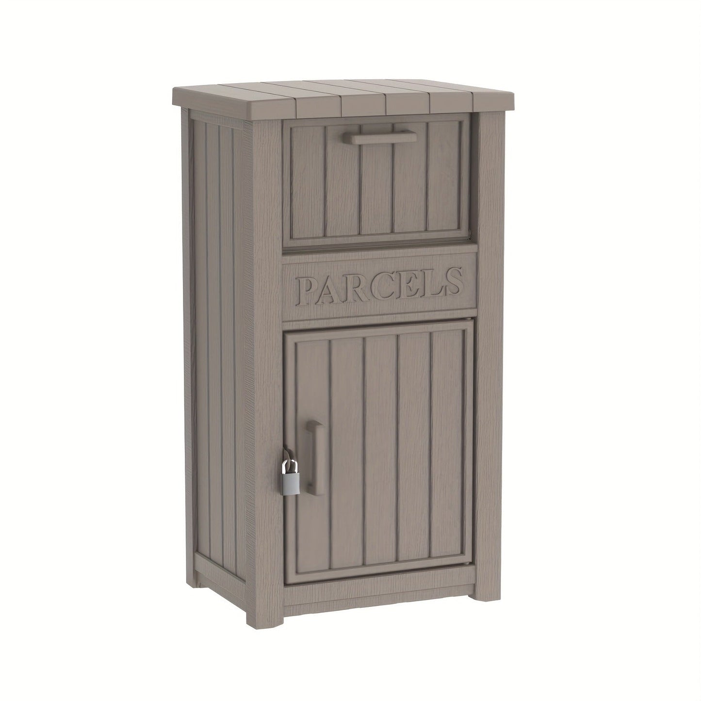 Waterproof Outdoor Storage Box with Lock Anti-Theft Porch