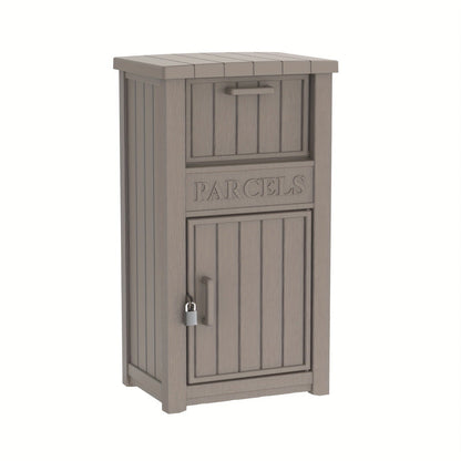 Waterproof Outdoor Storage Box with Lock Anti-Theft Porch
