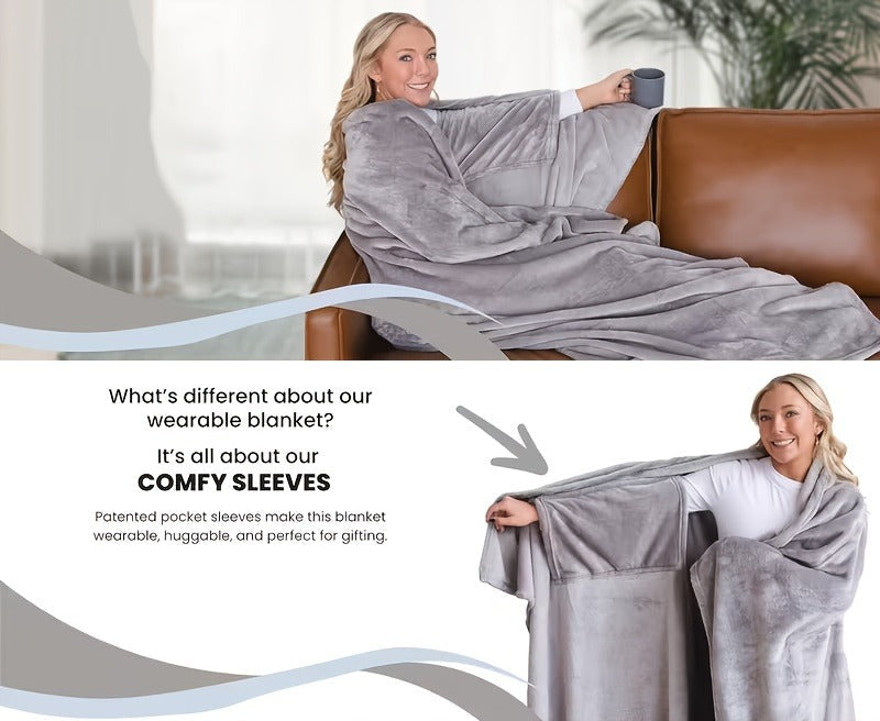 Portable Outdoor Blanket All-Season Soft Lightweight Throw for Work Break Camping Picnic Travel – 6 Colors Gift for Men & Women Christmas Birthday