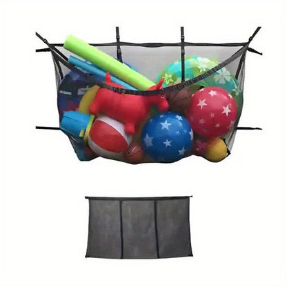 Pool Float Storage Bag – 60 Inch Large Mesh Drawstring Bag for Inflatable Pool Toys & Swimming Accessories