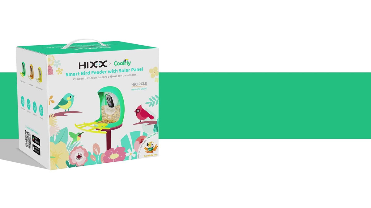 Smart Bird Feeder, Camera AI Bird Identification, 2K HD Live View, Auto Capture & Color Night Vision