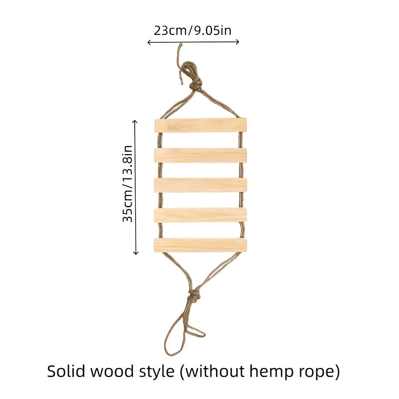 Cat Scratching Post Sisal Hemp Rope Replacement Column for Cat Tree Climbing Frame Indoor Cat Ladder, Multiple Lengths 13.78" 19.69" 39.37" Solid Wood & Hemp Rope Options, Durable Cat Scratcher Pole
