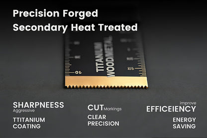 Oscillating Multi-Tool Blade Set with Titanium-Coated Quick-Release Blades in 18, 28 or 50-Piece Options
