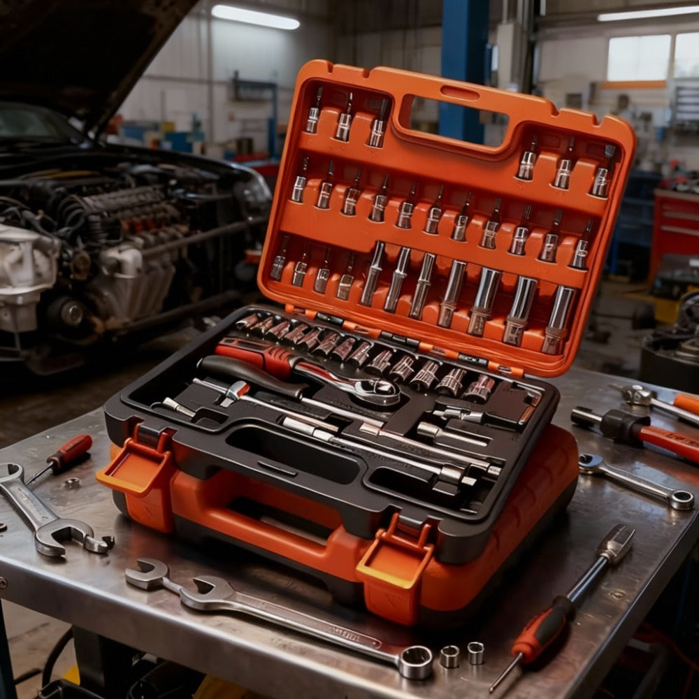 Multi-Configuration Home Repair Tool Kit with Storage Case in 46-, 53- or 1000-Piece Checkout Options
