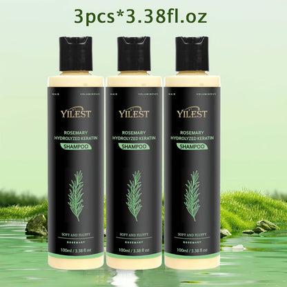 Rosemary Shampoo for hair care & Volume — Enriched with Rosemary Extract, Amino Acids & Plant Squalane | Strengthening, Moisturizing &