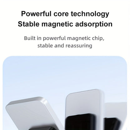10000mAh Magnetic Power Bank with Folding Kickstand, Percentage Display and Multiple Charging Ports