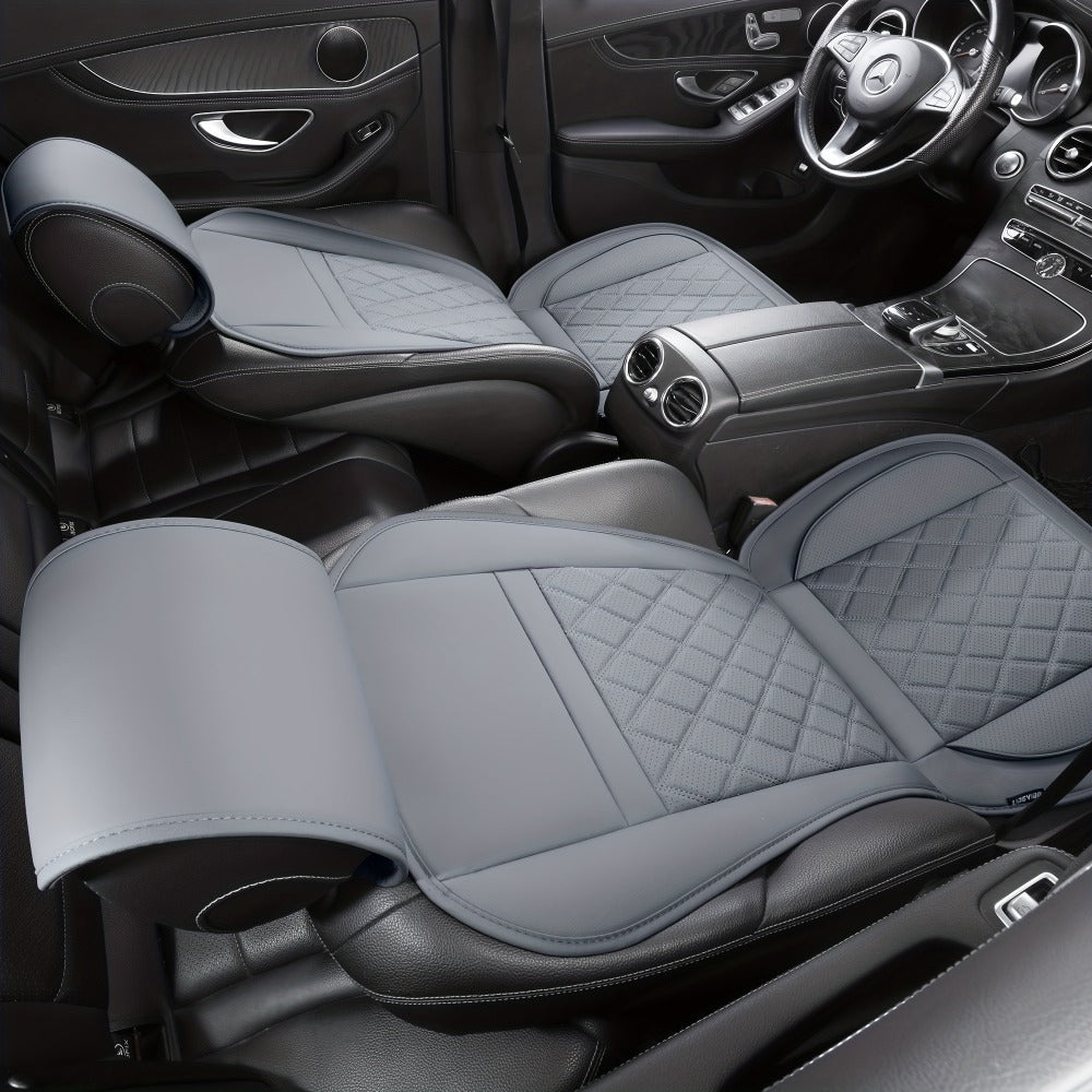 Car Seat Covers Front Pair with Full-Surround High-Back Design and Fifteen Color or Pattern Options
