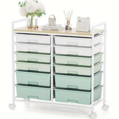 Storage Cart shown in the Green option
