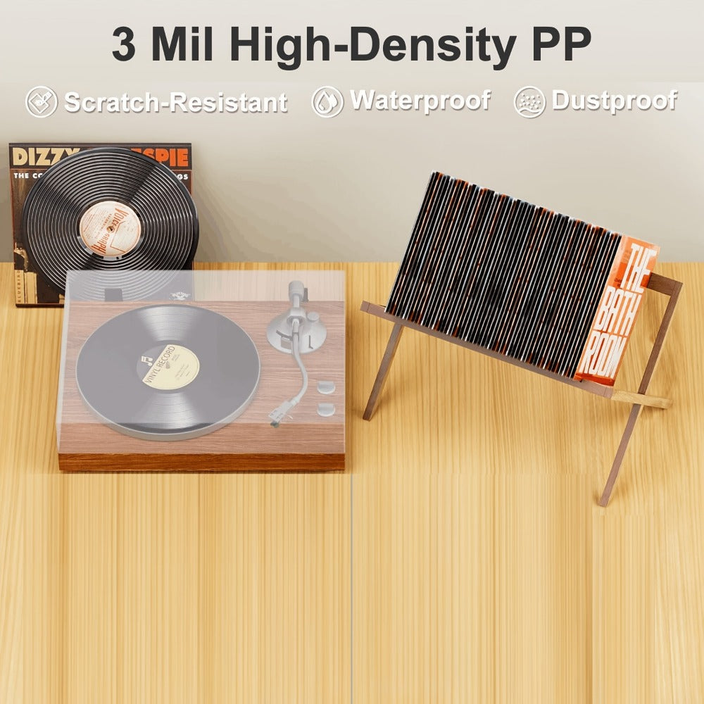12-Inch Clear Vinyl Record Sleeves with Archival-Grade Protection and Crystal-Clear Finish detail image - detail view 10