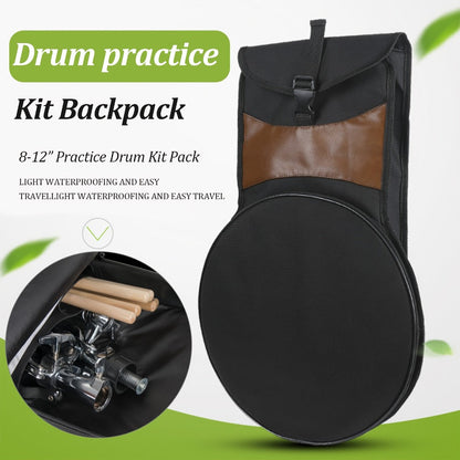 12-Inch Drum Practice Pad Set with Adjustable Snare Stand, Sticks and Bag detail image - detail view 7