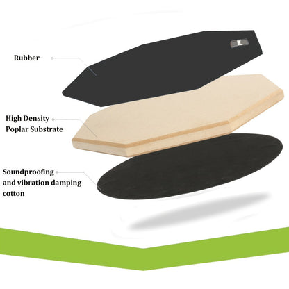 12-Inch Drum Practice Pad Set with Adjustable Snare Stand, Sticks and Bag detail image - detail view 9