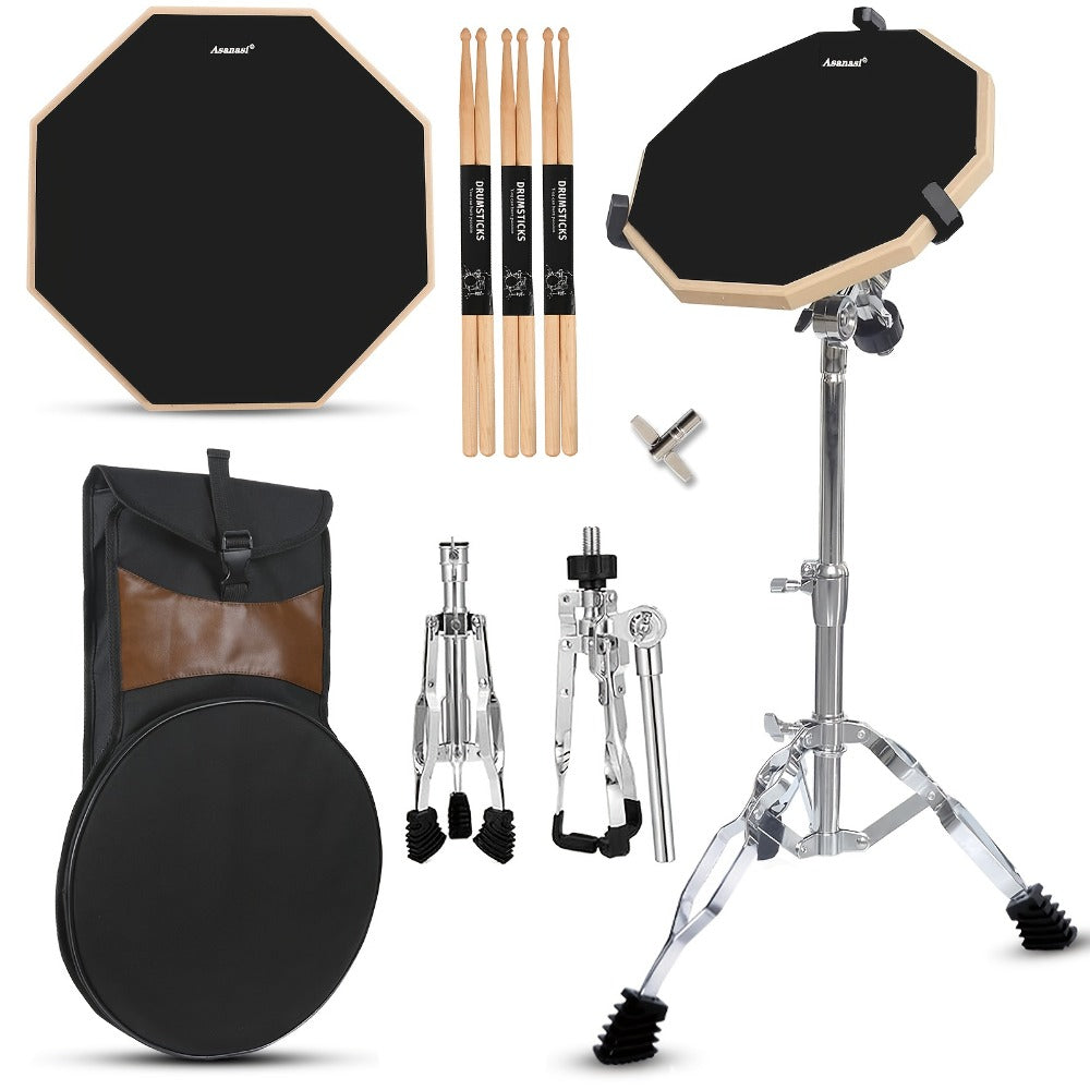 12-Inch Drum Practice Pad Set shown in the main product view