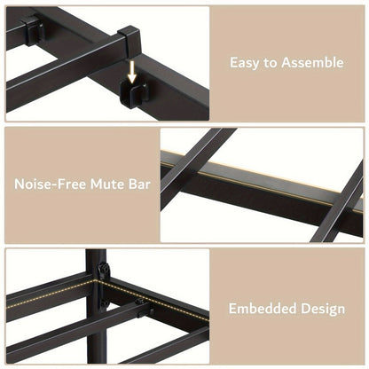 12-Inch Heavy-Duty Bed Frame, Bedroom Platform Bed for Bedroom Comfort and Support detail image - detail view 10