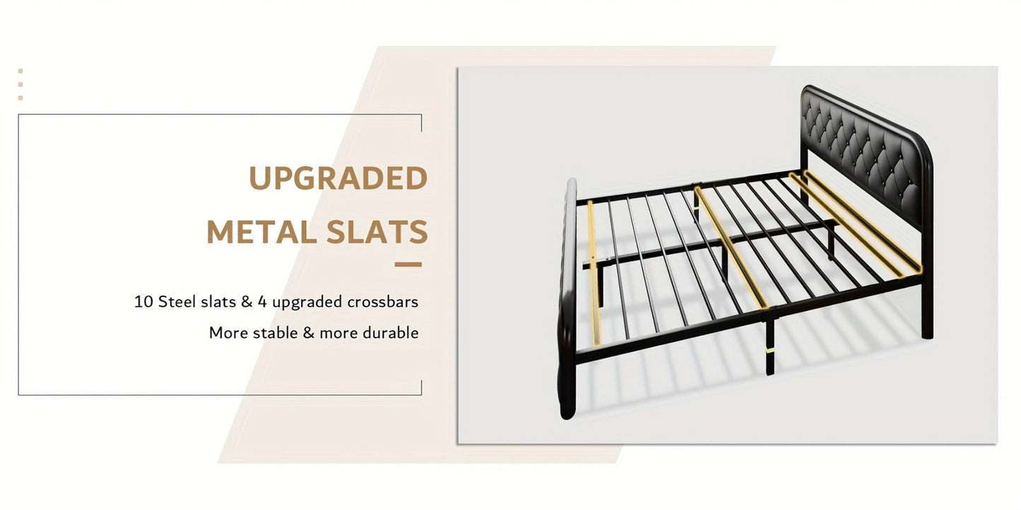 12-Inch Heavy-Duty Bed Frame, Bedroom Platform Bed for Bedroom Comfort and Support detail image - detail view 15