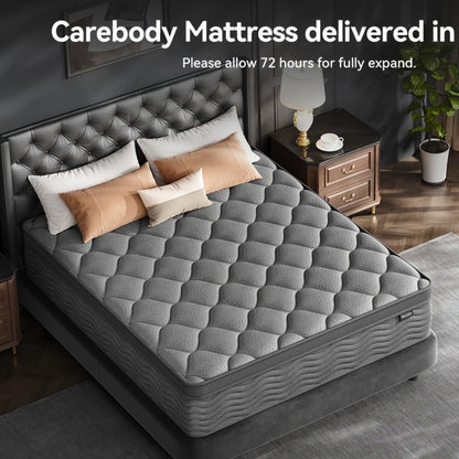 12-Inch Mattress with Pocket Springs, Bedroom Mattress in a Box detail image - detail view 5