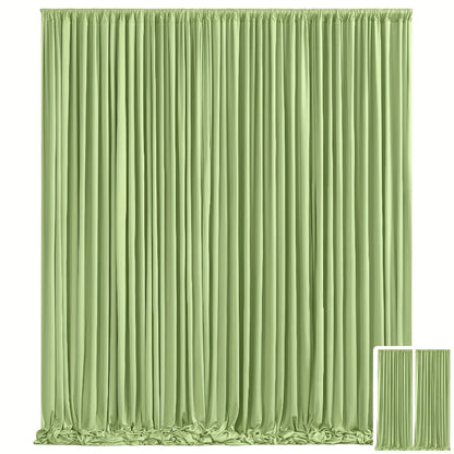 Two-Piece Photography Backdrop Curtain Set with 150 cm Width and 215 cm or 300 cm Height Options