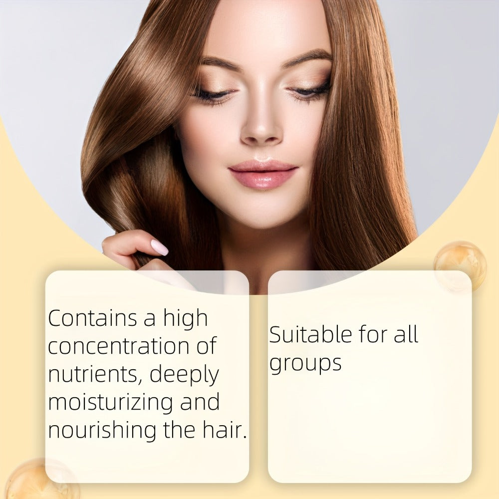 Three-Piece HOGOGO Collagen Hair Care Set with Jar and Pump Containers in a Gold Gift Box Presentation