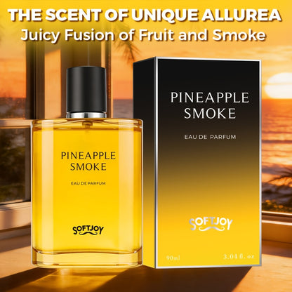 Perfume for Men in 3.04 oz Gold Bottle with Pineapple, Blackcurrant, Birch and Smoky Scent Profile