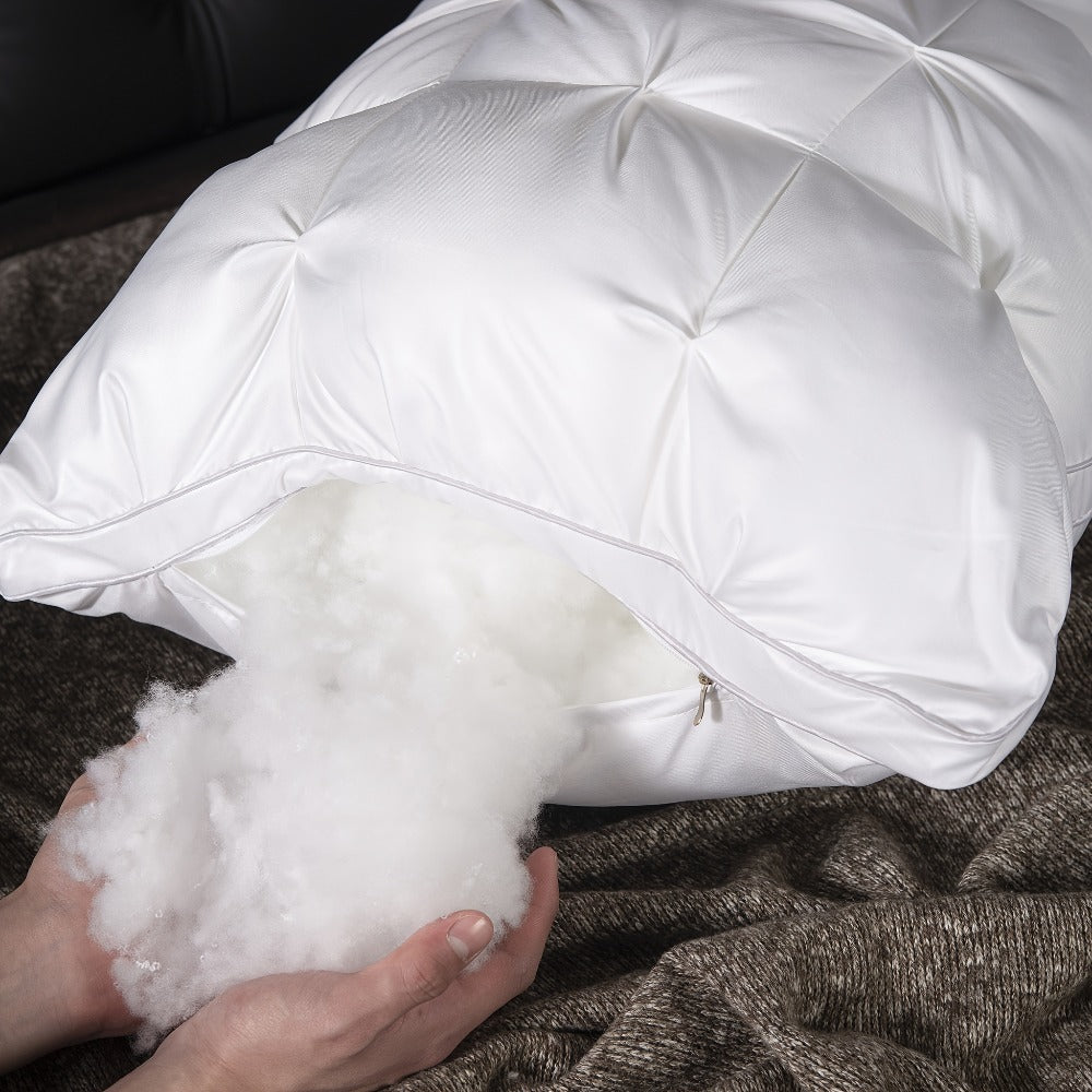 Two-Piece Bed Pillow Set in Six Colors and Queen or King Checkout Sizes for Bedroom Use for Home and Everyday Use