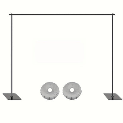 Adjustable Backdrop Stand 10x6.5ft Heavy Duty Metal Background Support System | Photo Studio, Wedding, Birthday Party & Event Photography Stand with Carrying Bag