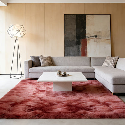 Area Rug Faux-Fur Tufted Collection at 650 g/m² with 22 Colors and Ten Retained Size Listings