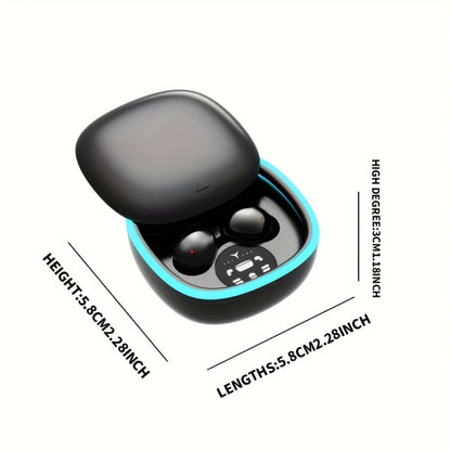 Smallest Invisible Mini Spy Earpiece Wireless, Discreet Low Profile Hidden Earbuds for Small Ear Canals with Microphone Touch Control Type-C, Tiny Micro Headset for Work Study Security Covert Use
