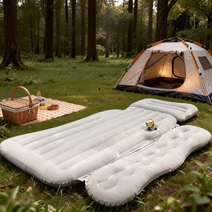 SUV Back-Seat Inflatable Mattress with Electric Pump, Storage Bag and Repair Kit in Four Colors
