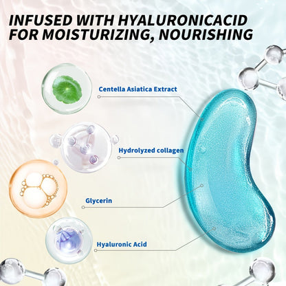 25-Pair Under-Eye Patch Set with Individually Packed Caffeine, Hyaluronic Acid or Aloe Vera Formula Options