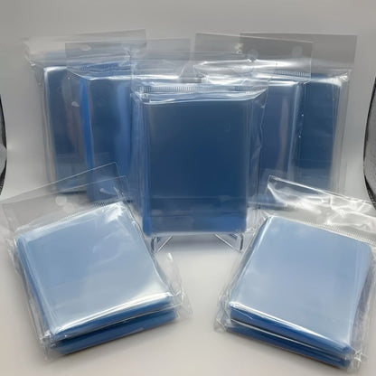 Five-Pack Clear Trading Card Sleeve Set with 100 Soft Sleeves per Pack in Standard 3 x 4-Inch Size