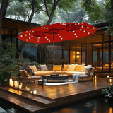 13ft Red Patio Umbrellas