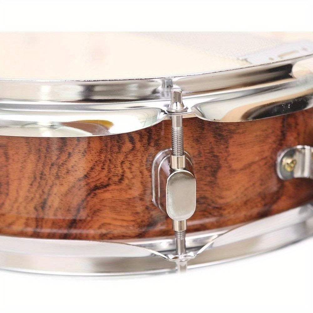 13-Inch Wood Snare Drum Kit with Sticks, Strap and Tuning Key detail image - detail view 4