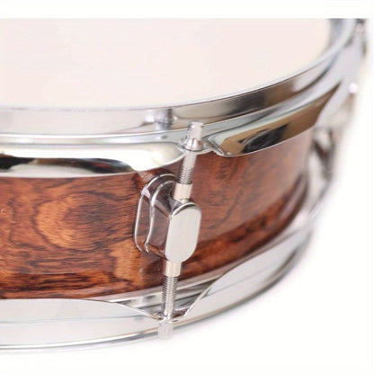 13-Inch Wood Snare Drum Kit with Sticks, Strap and Tuning Key detail image - detail view 5