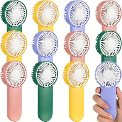 Mini Handheld Personal Fan 20 Pack Battery Operated Portable Small Fan for Travel Camping Indoor Outdoor, Lightweight Compact Fan for Men Women Kids