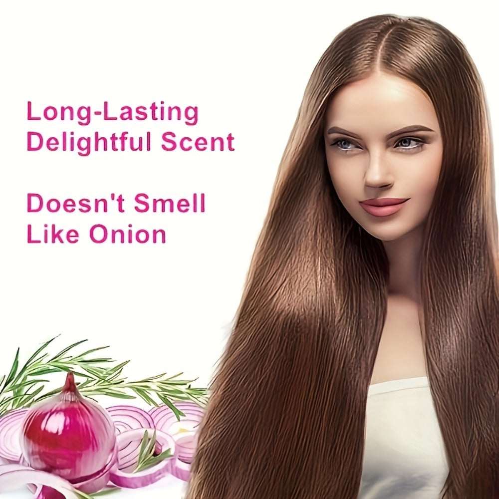 Onion Biotin Shampoo and Conditioner Set — Rosemary & Jojoba Oil, Anti-Dandruff, Strengthening & Nourishing for Dry Rough Damaged Hair, Promotes Hair Growth, Smoothing Formula, Men & Women