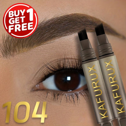 Eyebrow Powder Pencil 2pcs Set, Waterproof Sweatproof Brow Makeup with Setting Formula, Natural Defined Look